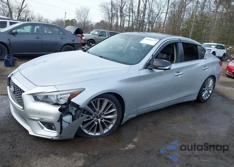 2018 Infiniti Q50 3.0T Luxe из США, поврежденный, VIN JN1EV7AP3JM351218